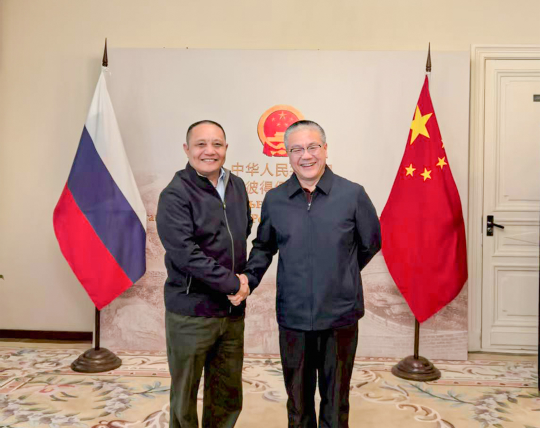 俄羅斯商務合作留影